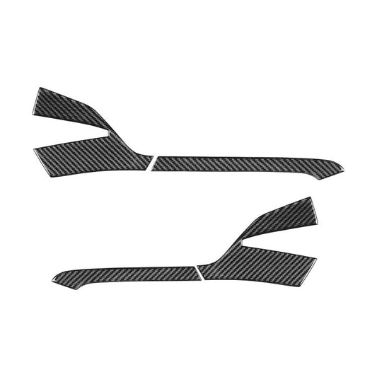 For Chevrolet Corvette C8 4pcs /Set Left-Hand Drive Rearview Mirror Anti-Scratch Stickers, Left-Hand Drive