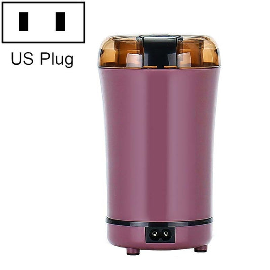 M150A Stainless Steel Electric Mini Coffee Grinder Grain Bean Grinding Machine, Spec:, US Plug (Purple), US Plug (Black), US Plug (White), EU Plug (White), EU Plug (Purple), UK Plug (White), UK Plug (Black), UK Plug (Purple)