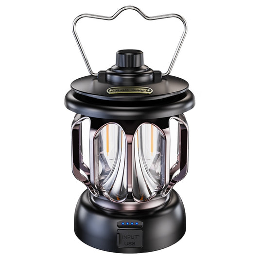 LH-B46 LED Retro Tent Light Convenient USB Charging Camping Light, LH-B46 White, LH-B46 Green, LH-B46 Black