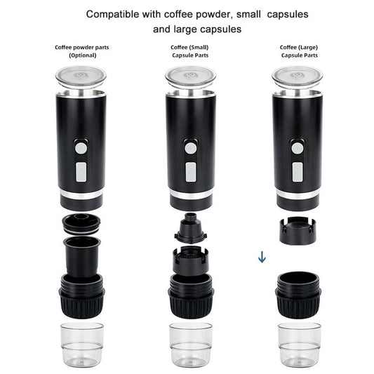 KFJ100 Portable Universal Automatic Espresso Capsule Coffee Maker, KFJ100