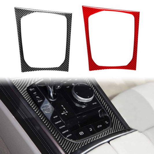 For 2019-2024 BMW 8 Series G14 Left-Hand Drive Central Control Shift Panel Frame Sticker, Left-Hand Drive