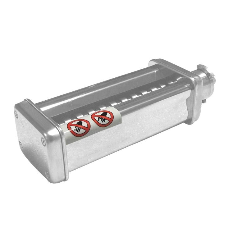 KENWOOD Chef stainless steel grinding tube with long ribbed chamber and red warning icons
