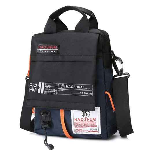 HAOSHUAI 206-1 Men Handheld Crossbody Bag Outdoor Waterproof Cloth Bag, 206-1 Dark Blue, 206-1 Black, 206-1 Army Green, 206-1 Grey, 206-1 Brick Red, 206-1 Light Blue, 206-1 Camouflage