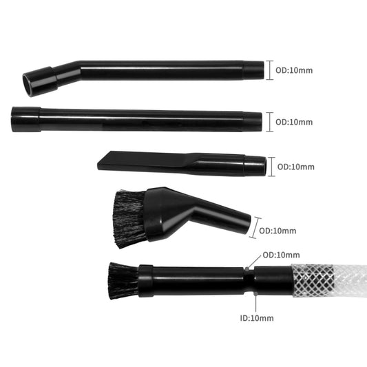 8 In 1 Universal Vacuum Cleaner Accessories Multi-Function Small Suction Head Cleaning Brush, 8 In 1