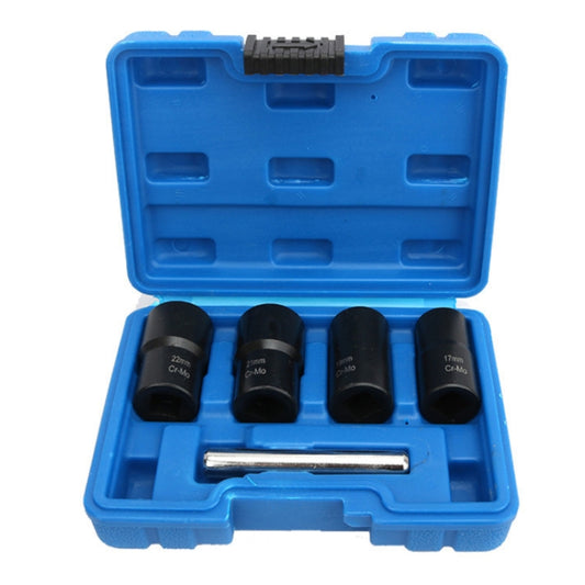 Car Tire Damaged Nut Non-slip Removal Socket Wrench Set, 4 In 1 Wrench Set