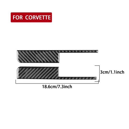 For Chevrolet Corvette C8 2pcs /Set Car Door Lock Switch Sticker
