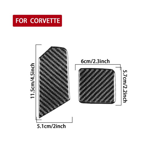 For Chevrolet Corvette C8 2pcs /Set Trailer Hook Sticker