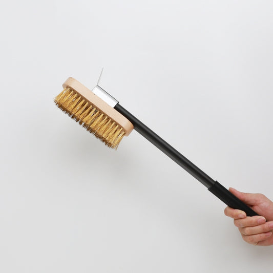 Thickened Oven Brush Home Transfer Shovel Oven Brush, 40cm Alloy Handle