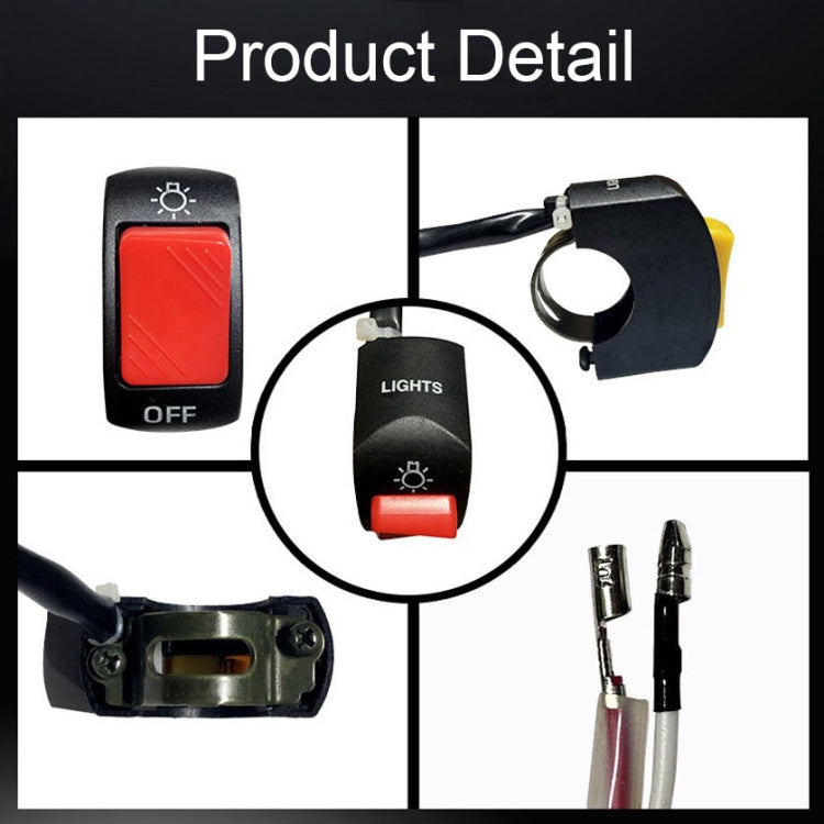 TF-1796 Electric Motorcycle Retrofit Accessories Double Flash Warning Light Switch
