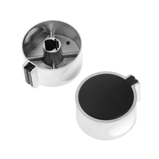 1pair 8mm Metal Round Gas Stove Switch Knob Cooker Hob Switch, 1pair 8mm 45 Degree
