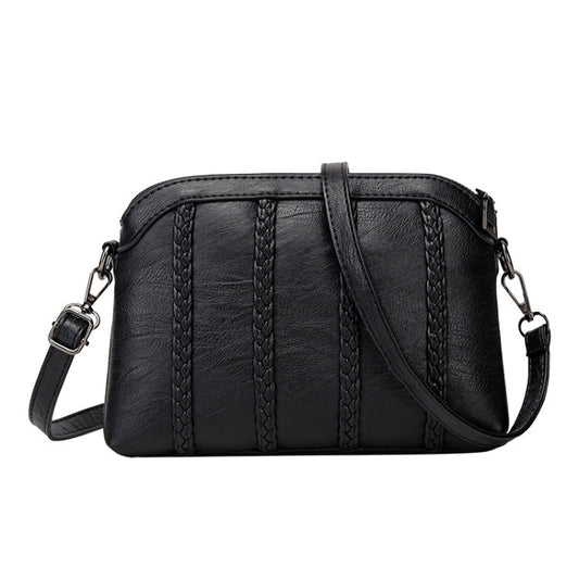 XY1101 Multifunctional Double Layer Ladies Woven Handbag Phone Single-shoulder Bag