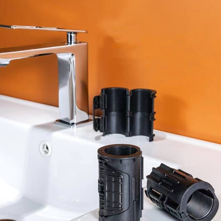 Multiple black anti-loosening retainer nuts near a faucet and sink drain connection