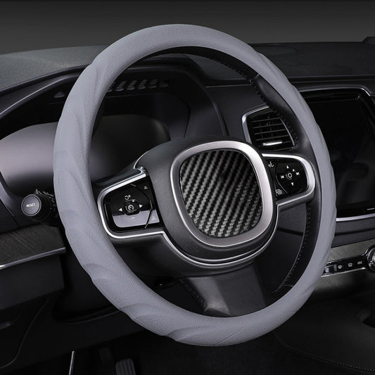 Silicone Non-slip Wear-resistant Steering Wheel Cover, 37-42cm