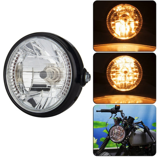 Motorcycle 7 Inch LED Headlight Angel Ring With Steering Function, PE-D7inS01