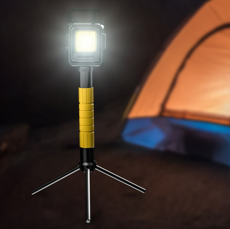 Double Sided COB Flashlight Mini Keychain Light Camping Light, Without Stand, With Stand
