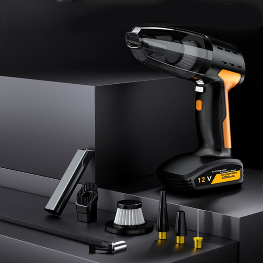5 In 1 60W Double Motor Car Vacuum Cleaner With Blowing Air Pump Pressure Measuring Lighting Function, SUITU ST-6637 Wired, SUITU ST-6637 Wireless Model, SUITU ST-6637 Wired +Toolbox, SUITU ST-6637 Wireless+Toolbox