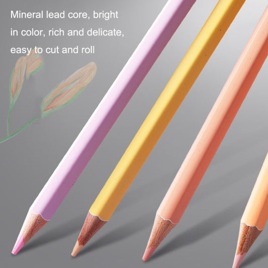 Soft oil pastel pencils close-up with pink, yellow, and peach sharpened tips