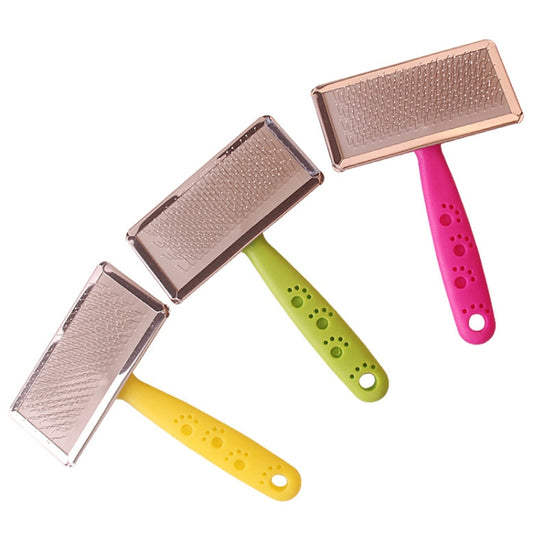 BG-W1347 Pet Hair Removal Massage Comb Dog Cleaning Tools, Random Color Delivery, S, M, L, XL