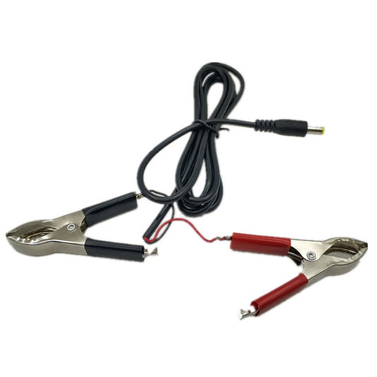 1.5m 12V/24V General Battery Red Black Crocodile Wire Clip LED Power Clip Cable, 1.5m