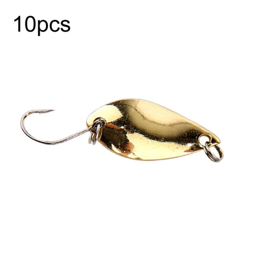 Single Hook Spoon Type Horse Mouth Melon Sequins False Lures Fishing Lures, 10pcs 5g, 10pcs 3.5g, 10pcs 2.5g, 10pcs 2g Mesh, 10pcs 2g Butterfly