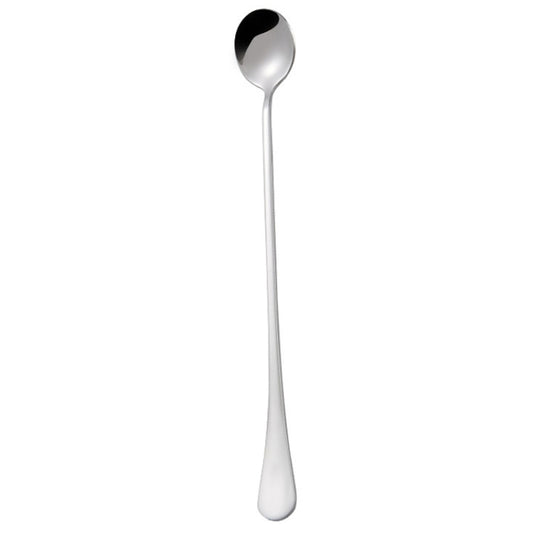 304 Stainless Steel Long Handle Thickened Round Spoon Coffee Ice Drink Mixing Spoon, Stainless Steel Color, Titanium Gold, Rose Gold, Titanium Black