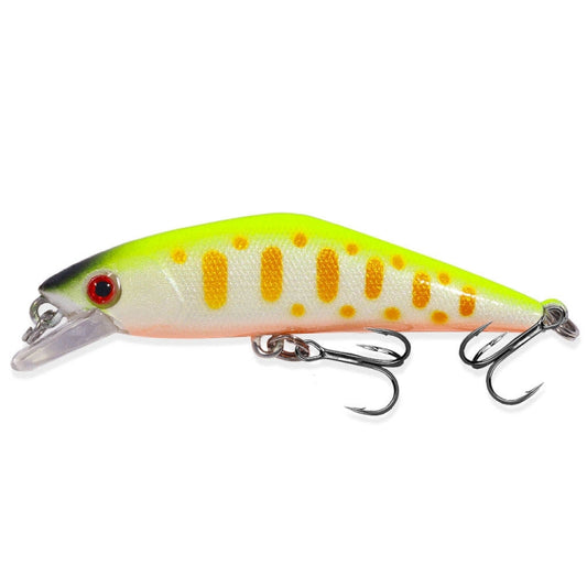 HENGJIA 5.7cm 3.4g Microbe Road Lures Slow Sinking Minnow Fake Bait, 1, 2, 3, 4, 5, 6, 7, 8, 9, 10, 10 Colors Bagged, 10 Colors Boxed