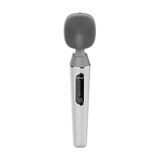 Electric Bath Brush Silicone Vibration Long-handled Back Spa Shower