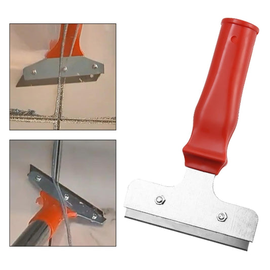 Iron Head Plastic Handle Scraper Cleaner for Glass Window Tile Floor Ice Wall Paint