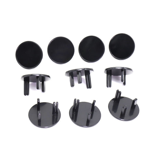 UK 3-Hole Baby Socket Protection Cover, Round Black, Round Transparent, Pear Shaped White, Round Thin White, Round Thin Black