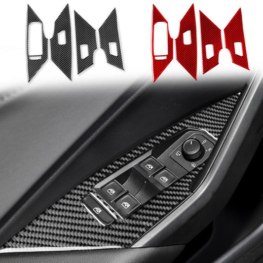 For Volkswagen Sagitar 2019-2023 4pcs /Set Left-hand Drive Lift Button Sticker