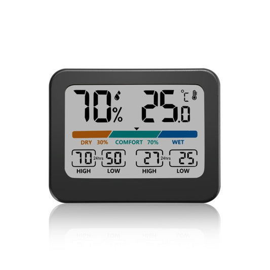Indoor Temperature And Humidity Monitor LCD Digital Thermometer Hygrometer Weather Station, 324