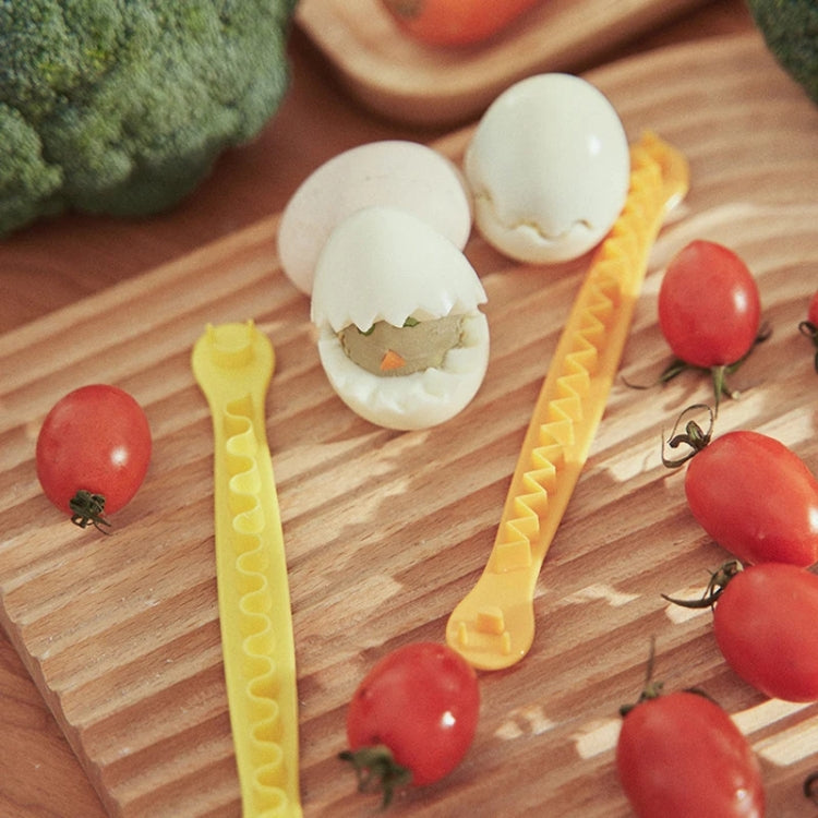 Lace Egg Cutter DIY Egg Mold Kitchen Salad Making Tools, 2pcs /Set
