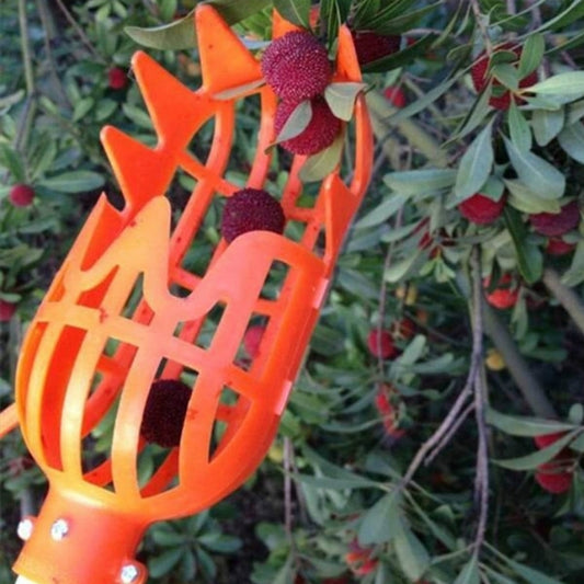 Large Garden Basket Fruit Picker Head High-Altitude Picking Fruit Artifact, Large 26cm