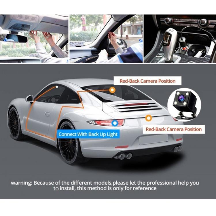 3 Recording 1080P Camera HD Mobile Phone Playback Driving Recorder, G70