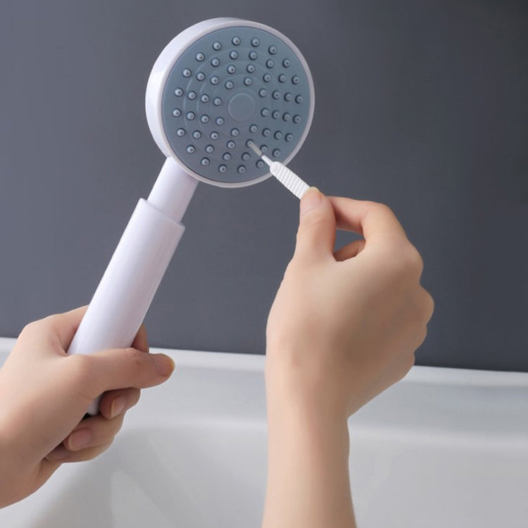 10pcs /Pack Multifunctional Shower Hole Cleaning Brush Anti-Blocking Bath Faucet Washing Tool