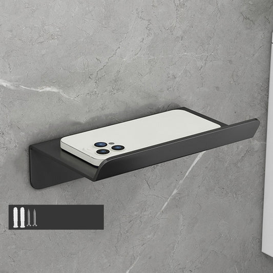 Bathroom Roll Paper Holder No-Punch Cell Phone Storage Shelf, Phone Rack (White), Paper Rack (White), Phone Rack (Black), Paper Rack (Black), Phone Rack (Gray), Paper Rack (Gray)