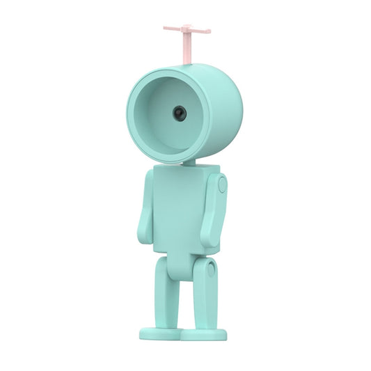 Mini Astronaut Magnetic LED Night Light Desktop Building Block Ornaments Desk Lamp, Round White, Round Pink, Round Blue, Round Green, Square White, Square Pink, Square Blue, Square Green