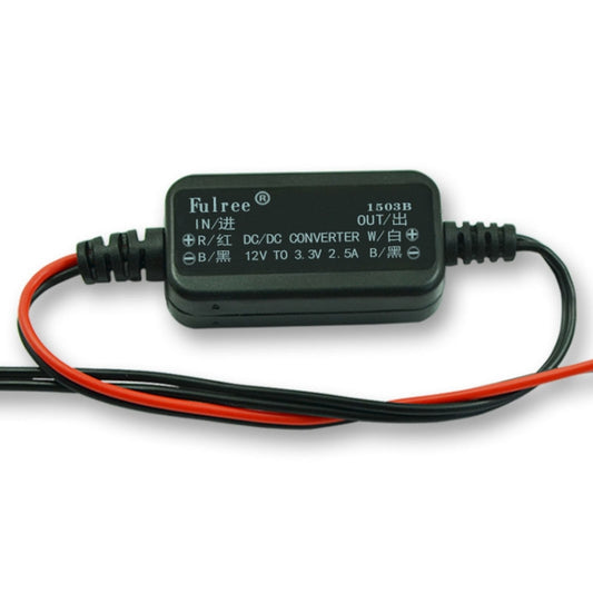 Vehicle Power Supply DC Ultra Thin Step-Down Power Converter, Fulree 12V To 3.3V 2.5A, Fulree 12V To 4.2V 2.5A, Fulree 12V To 5V 2.5A, Fulree 12V To 6V 2.5A, Fulree 12V To 7.5V 2.5A, Fulree 12V To 9V 1A