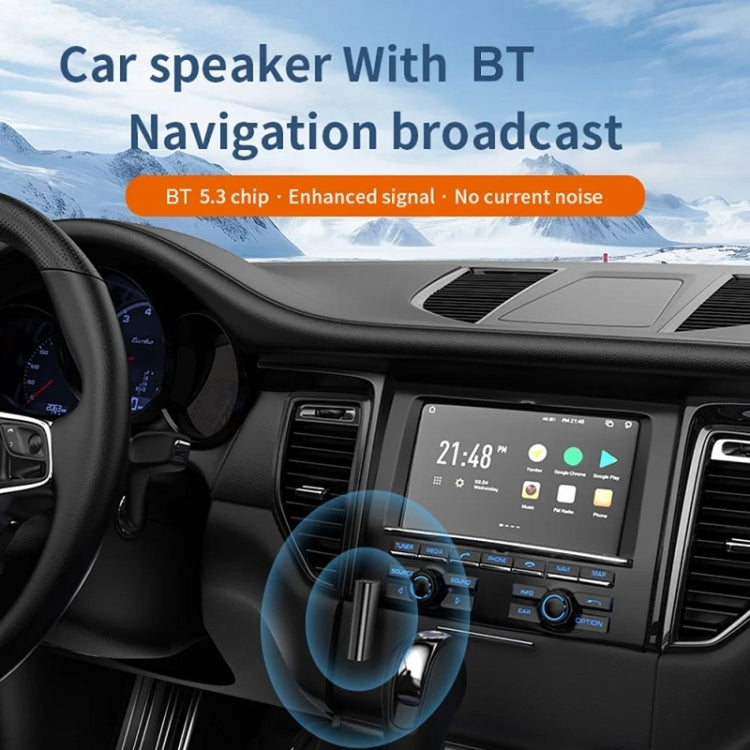 Bluetooth 5.3 Car TF Playback AUX Receiver Transmitter, D28