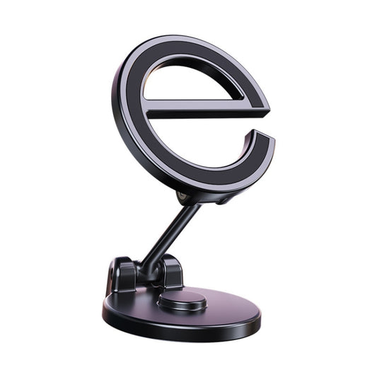Letter E Magnetic Folding Car Phone Holder Rotatable Dashboard Stick-On Navigation Stand, D38