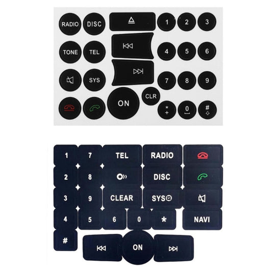 For Mercedes Benz C/E/GLK/W 2007-2014 Radio Button Repair Sticker