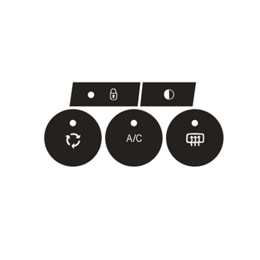 For Citroen C4L 2014-2018 Air Conditioning Door Lock Button Repair Sticker