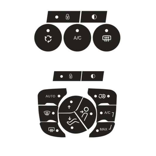 For Citroen C4L 2014-2018 Air Conditioning Door Lock Button Repair Sticker