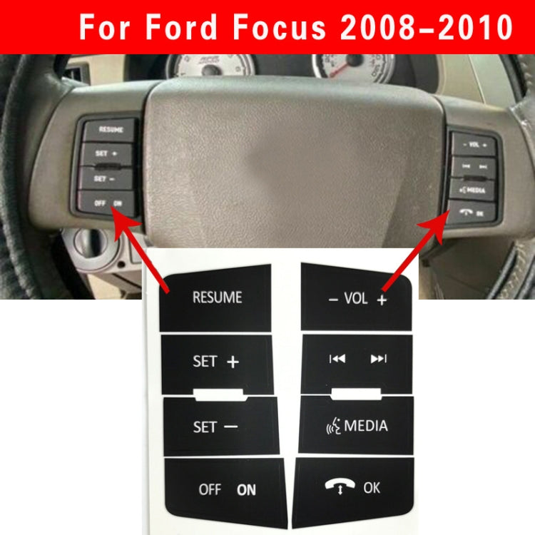 For Ford Focus 2008-2010 Steering Wheel Control Button Repair Patch