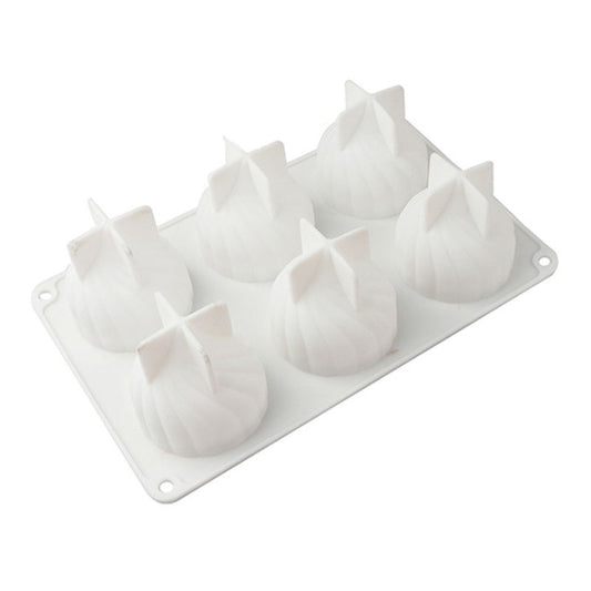Swirl Mousse Cake Mold Chocolate Baking French Dessert Onion Shape Silicone Mold, GT-105 Single, GT-106 6 Cavity, GT-9 15 Cavity