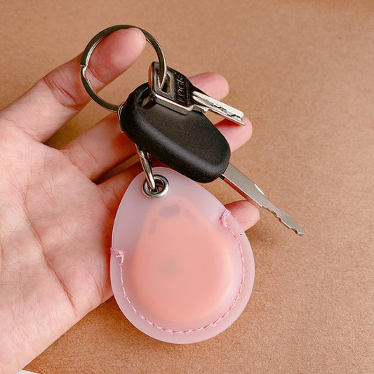 Access Control Elevator Card Holder Proximity Card Protector Keychain With Pull Ring, Water Drop Black, Water Drop Pink, Water Drop White, Small Square Black, Small Square Pink, Small Square White, Large Black, Large Pink, Large White