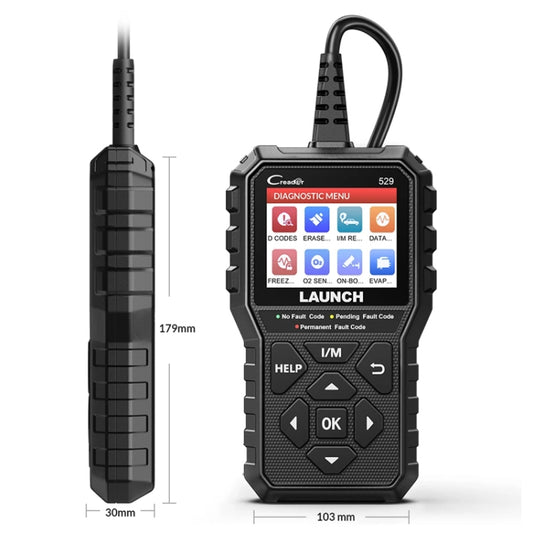 Launch Creader CR529 OBD2 Car Engine Fault Tester Code Scanner