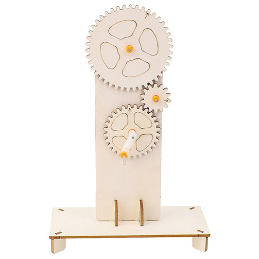 Gear Triple Action Physics Experiment Variable Speed Transmission Material Kit Kids Puzzle Toy, Gear Triple Action