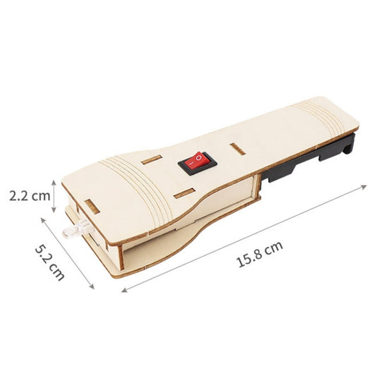 DIY Homemade Flashlight Wooden Handmade Toys Material Kit Creator Classroom Experimental Equipment, DIY Homemade Flashlight