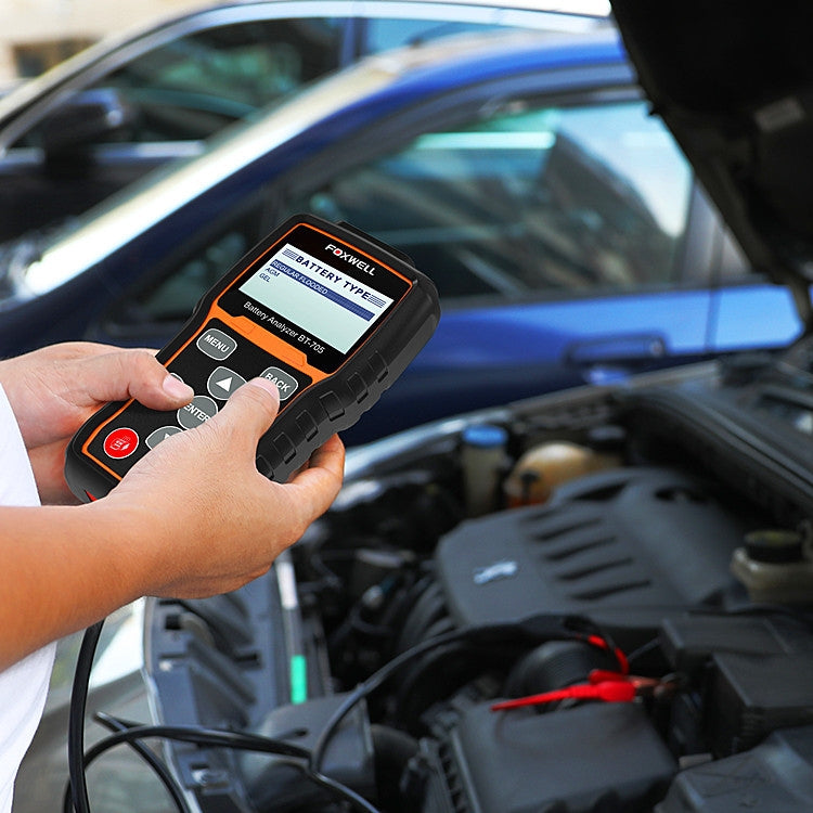 FOXWELL BT705 12V 24V Car Battery Test Analyzer Cranking and Charging System Test